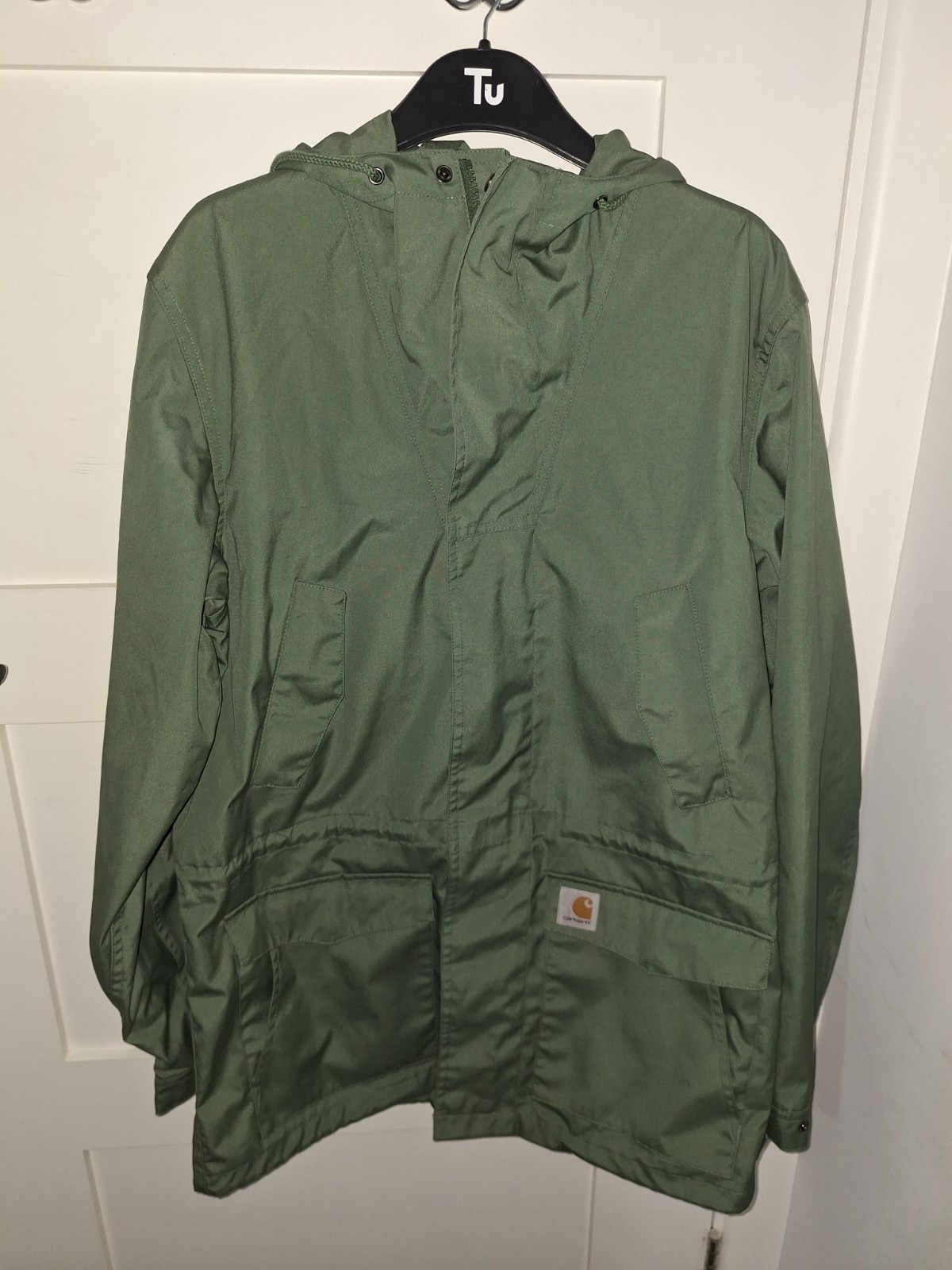 Carhartt WIP Men's Battle Parka Jacket, Green Size S, Great Condition image 8