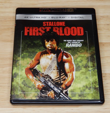 First Blood (4K Ultra HD & Blu-ray, 1982 Film) Rambo, Sylvester Stallone