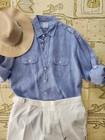 Ralph Lauren Purple Label Men WHITE Cotton Ghurka Belt Trousers 38/32 EUC ITALY — photo 2