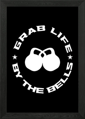 Grab Life By The Bells Gerahmtes Wandbild Poster Leinwanddruck Bild