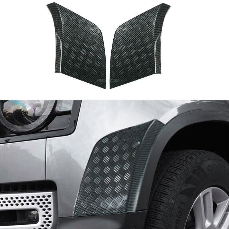 Anti-Scratch Plate 2020-2023 Carbon Fiber Front Bumper For Land Rover Defender