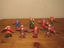 Soldatini giocattolo Charbens Treasure Island Long John Silver's Pirates anni '60 1/32