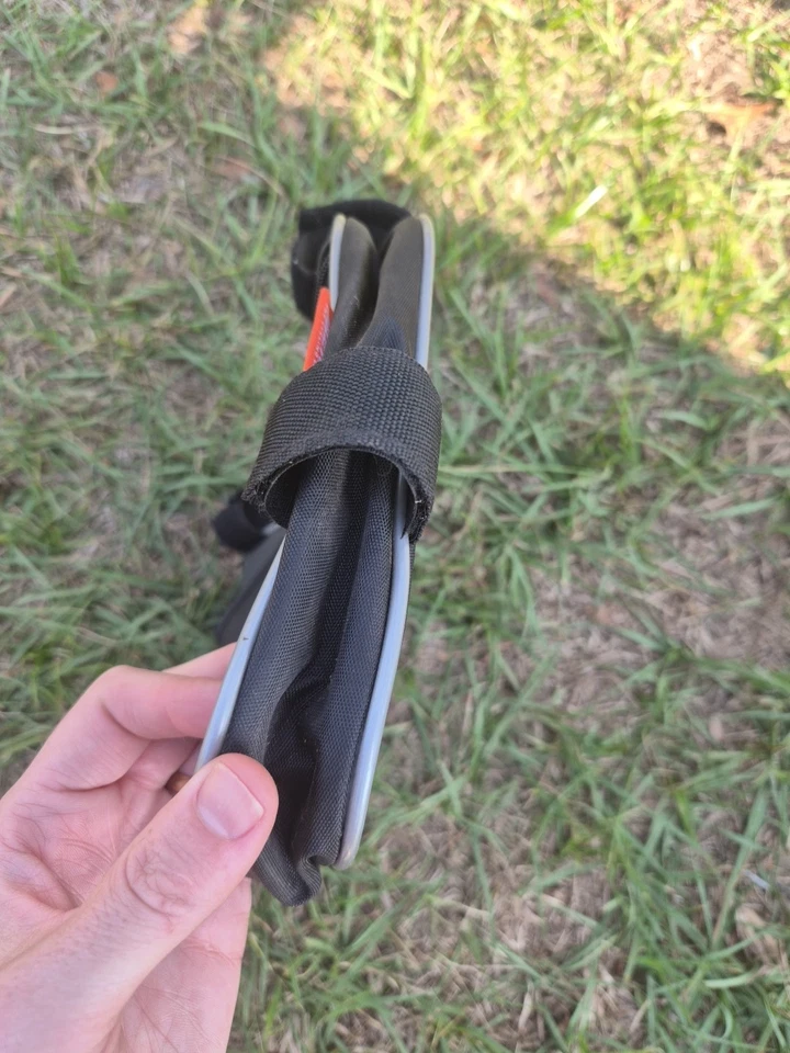 Ibera Medium Bicycle Triangle Frame Storage Bag - Black/ Orange - Image 4 of 4