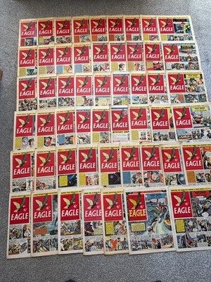 52x UK Eagle Comic Full Year 1955 All Cutaways Vol 6 1-52 7 Jan 30 Dec Dan Dare