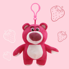 Disney Toy Story Lotso Huggin Bear Plush Keyring Bag Charm Mascot Key Chain