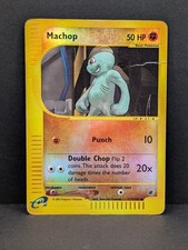 Machop 117/165 Expedition Base Set Reverse Holo Rare Pokemon TCG Nintendo HP on eBay