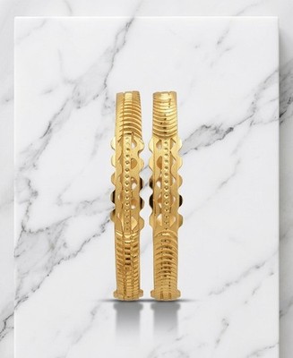 22k vergoldet Indianer Armreif Set neues Design (2 Stück) 2,10 Luxus Elegant 