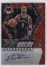 2023 Panini Mosaic Fast Break Red Prizm 18/49 Dariq Whitehead #FB-DRQ Auto uk2