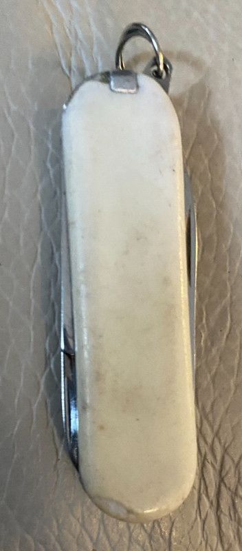 Small Swiss Army style Knife - White 58mm  #1