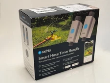 Rachio Smart Hose Timer (2 Valve + 1 WiFi Hub) – App-Controlled Outdoor...