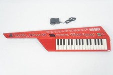 YAMAHA SHS-10R Red FM Synthesizer Keyboard SHS10 Shoulder Keyboard Keytar w/ PSU