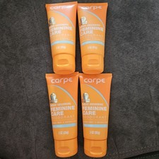 Lot Of 4 NEW Carpe Feminine Care Deodorant for Women Pure Powder Sealed