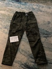 Image of NWT Under Armour Unstoppable Green Camo Cargo Pants Men's Sz L FREE SHIPPING!!