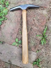 Vintage STANLEY Upholstery Slotted Tack Hammer Wood Handle USA.  CT