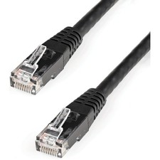 StarTech.com - C6PATCH1BK - CAT6 Ethernet Cable 1ft. - Black