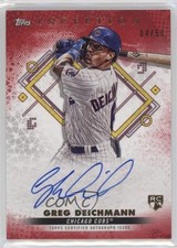 2022 Inception Base Rookie and Emerging Stars Red 4/50 Greg Deichmann Auto 4at