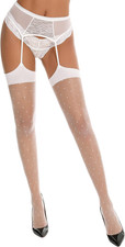 Lidogirl Women'S Lace Nights Garter Belt with Stockings Sheers