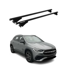 Omac Black Flush-mounted Roof Rails Cross Bars Omac Black Flush-mounted Roof Rails Cross Bars
