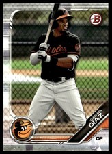2019 Bowman Prospects Yusniel Diaz Baltimore Orioles #BP-109