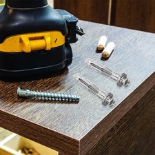 25 Pcs Screw Anchors Drywall Metal and Screws Kit Bolt Bolts for Hollow