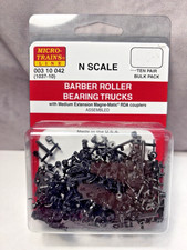 00310042 MICRO TRAINS / 003 10 042 BARBER ROLLER BEARING TRUCKS Bulk PacK RK 22