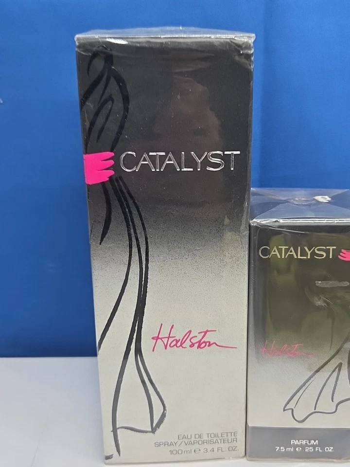 CATALYST Halston 3,4 oz/100 ml Toilette 7,5 Eau de Perfume Spray Cajas Selladas Foto 2 de 4