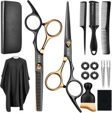 Professional 15-Piece Hair Cutting Scissors Set for Salons  Home Use