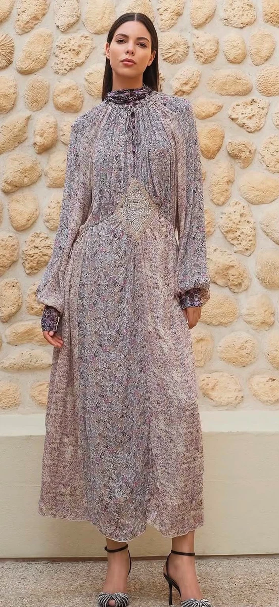 black floor length long sleeve dress Dionne Long Sleeve Maxi Dress Black main image 1