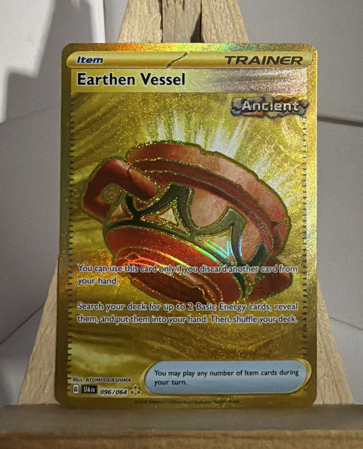 Pokemon Earthen Vessel Hyper Rare 096/064 SV: Shrouded Fable English NM-MT Look!