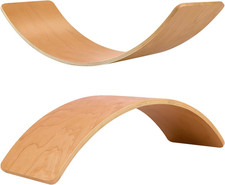 35" Montessori Balance Board for Kids 3-5  Natural Wood Sensory Toy