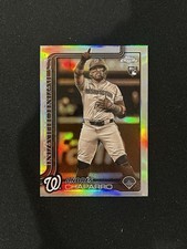 2025 Topps Chrome - Andres Chaparro #187 Sepia Refractor (RC) Nationals