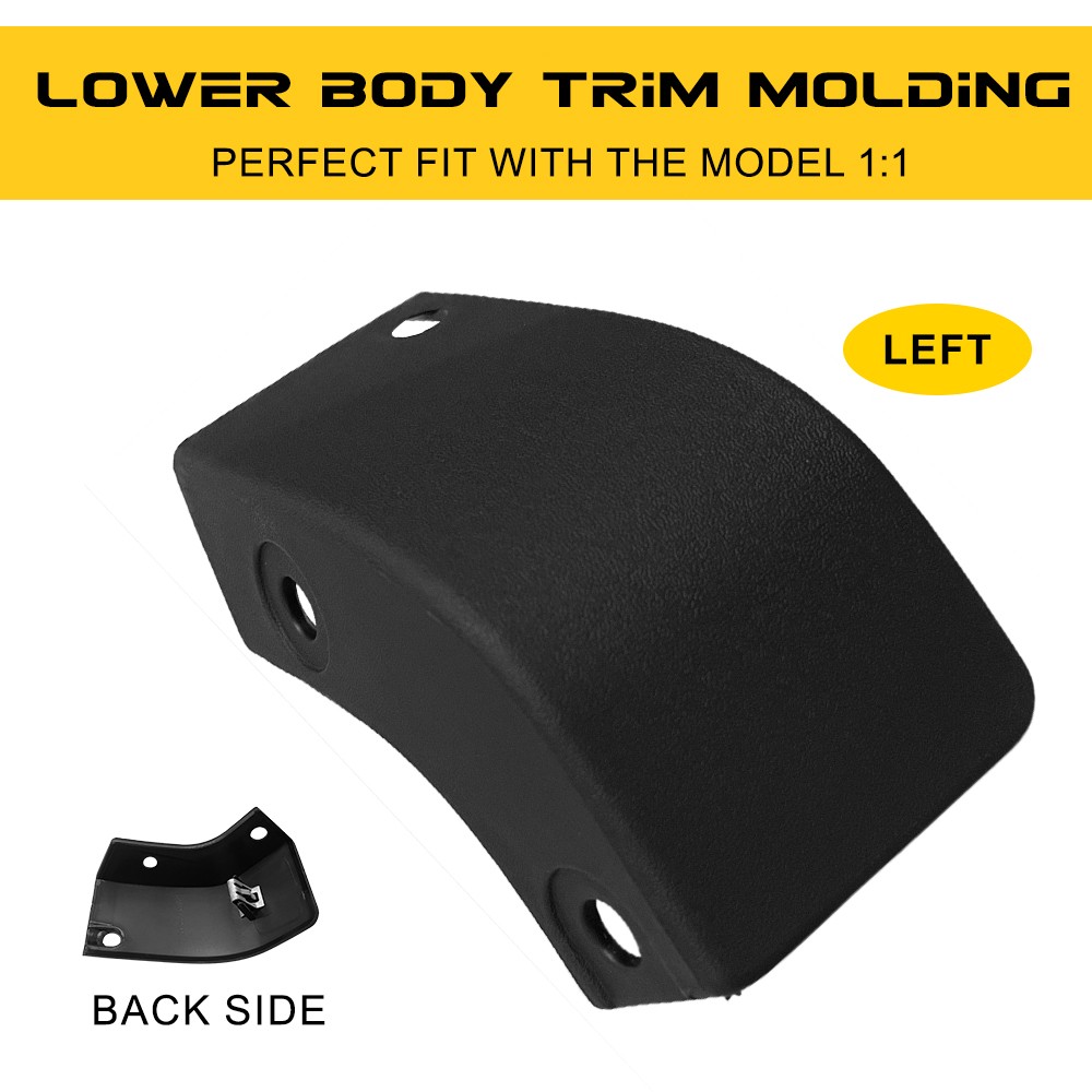 Lower Rear Body Trim Molding Bezel Left Driver Side For 2021-2023 Ford F-150