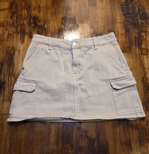 PacSun Cargo Denim Mini Skirt Size 27 Streetware Y2k Vibes
