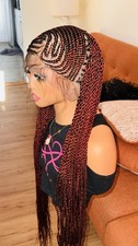 Full Lace Knotless Braided Wig  Braided Wig Ready To Ship
