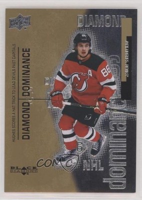 2022 Upper Deck Extended Series Black Diamond Dominance /1000 Jack Hughes 19zq