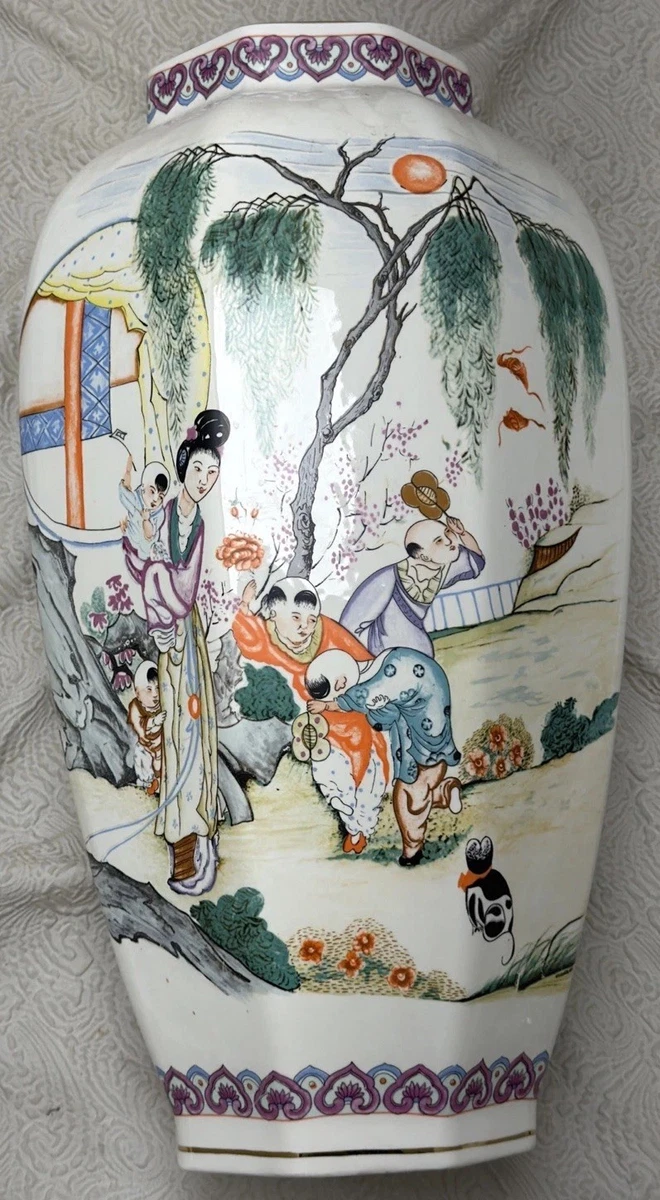 陶瓷多色1900-1940 中国古董花瓶| eBay