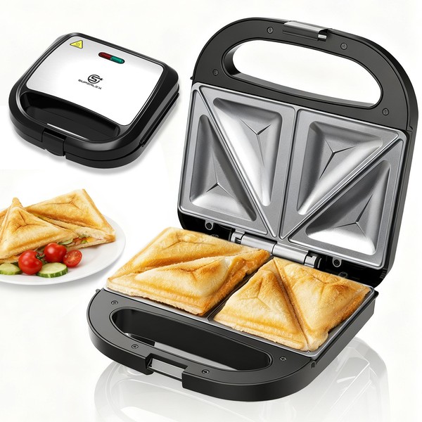 Superlex Xxl Sandwich-Toaster Sandwichmaker Sandwichtoaster Barbecue-Grill 750W-image