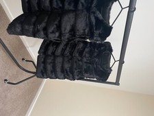 Black Faux Fur Gilet - Autumns Closet