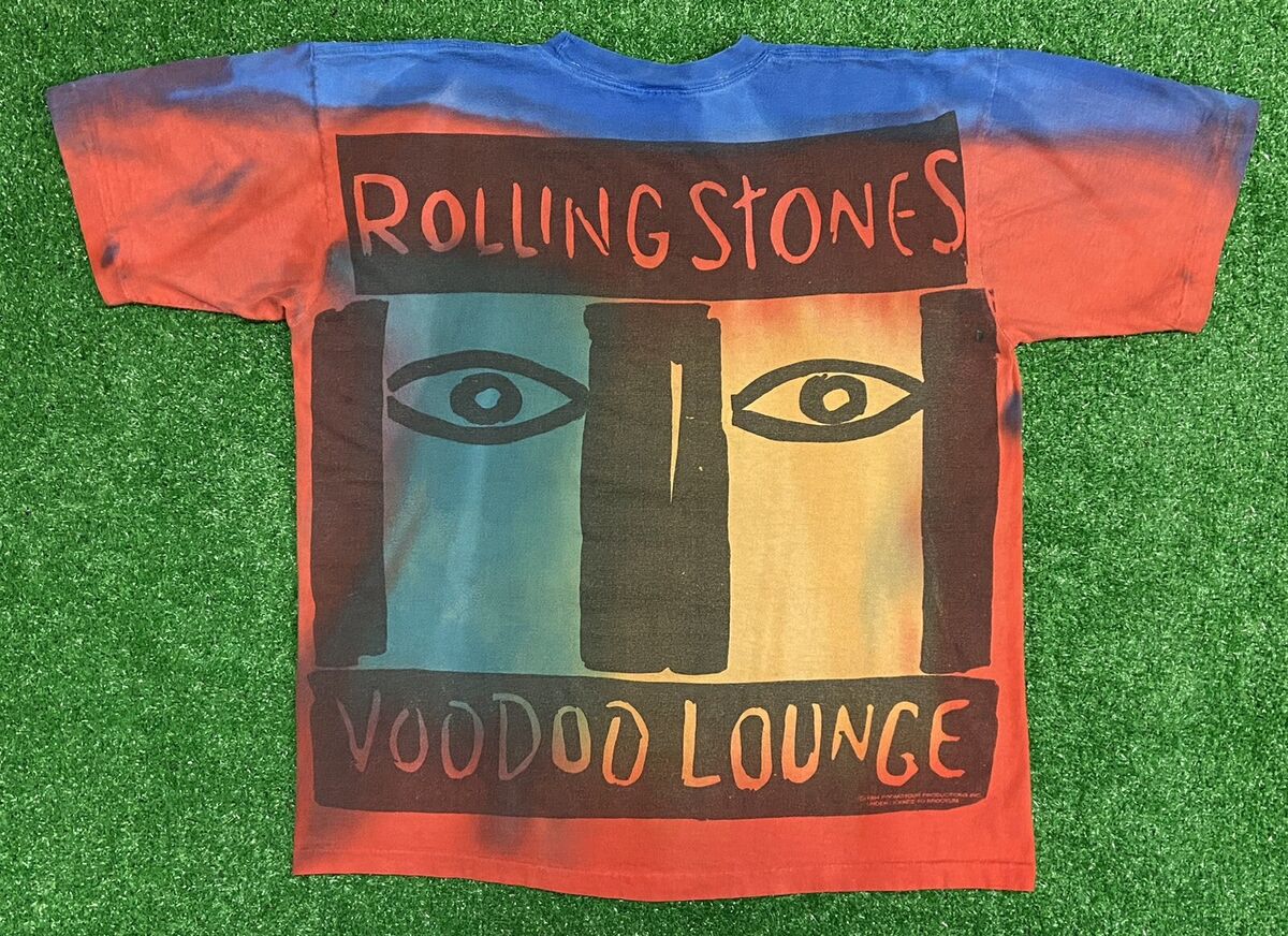 Vintage Rolling Stones Voodoo Lounge 1994-95 Double Sided Vintage Rolling Stones Voodoo Lounge 1994-95 Double Sided