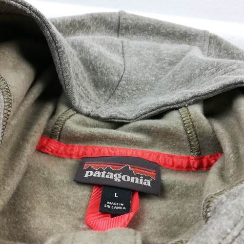 2022 Patagonia Hoodie Iron Forge Hemp Hoody Sweatshirt Heather Green Mens Large - Picture 3 of 9