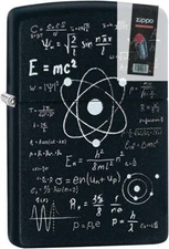 Zippo 99718 school time mathematics equations Lighter + FLINT PACK