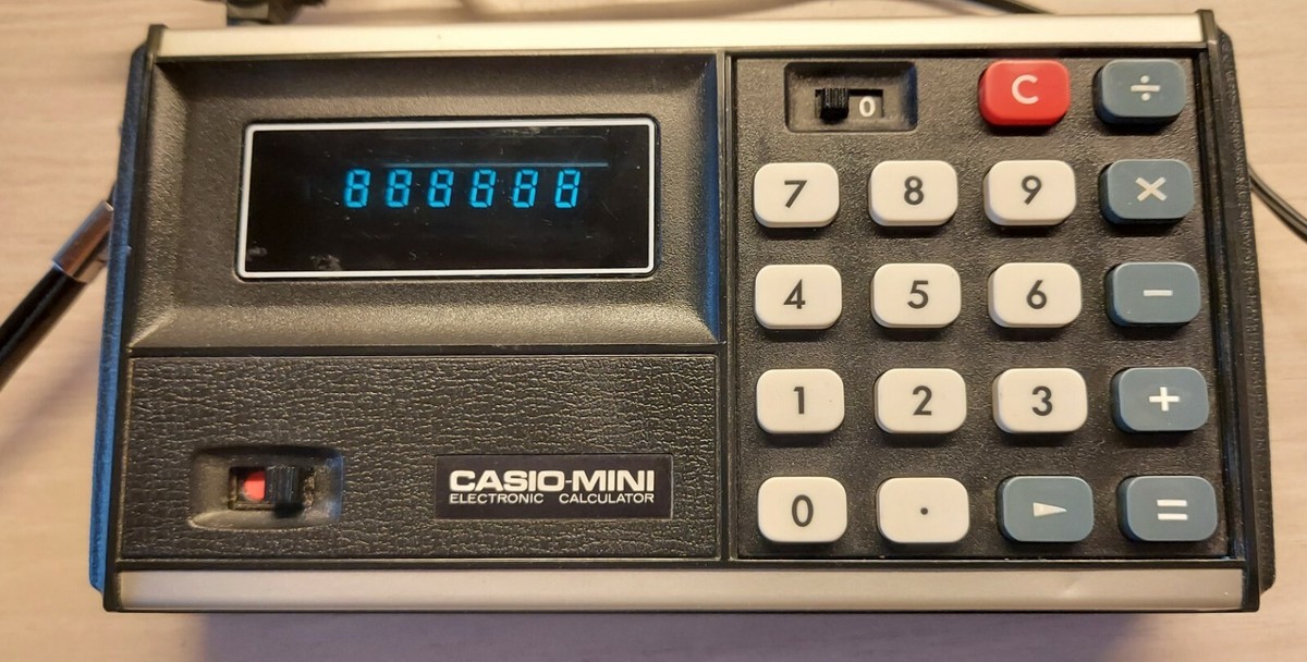 Casio Mini CM-602 Electronic Calculator | Vintage | 70's | Japan