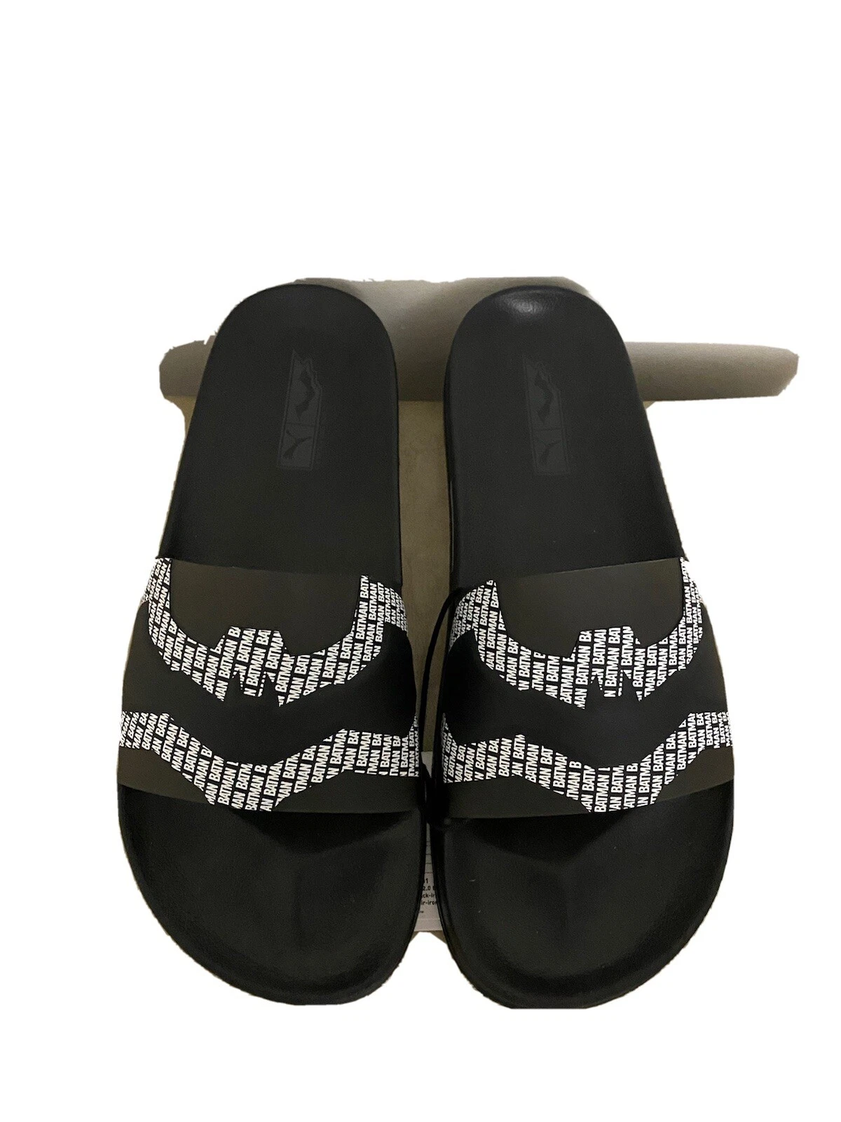 Sandalo pantofola da uomo Puma x Batman Leadcat 2.0 slide casual palestra nero taglia 10