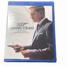 DANIEL CRAIG 007 CASINO ROYALE + QUANTUM OF SILENCE BLU-RAY, NEW & SEALED, RARE!