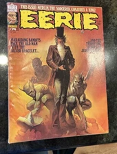 Eerie Magazine #74 - 1976 Warren - Ken Kelly Cover Art -