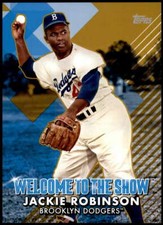 Jackie Robinson 2022 Topps 5x7 Welcome to the Show Gold #WTTS-1 6/10 Dodgers