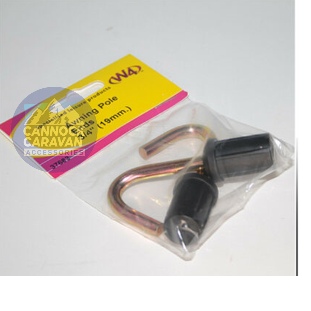 W4 Awning Pole Ends 3/4"" (19mm) 37683