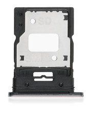 Replacement Dual Sim Card Tray Compatible For Xiaomi Mi 11 Lite Silver 