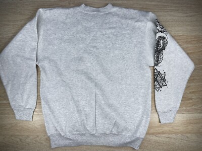 VTG 90s Oneita USA M.C. Escher Art Supreme All-Over Print Crewneck