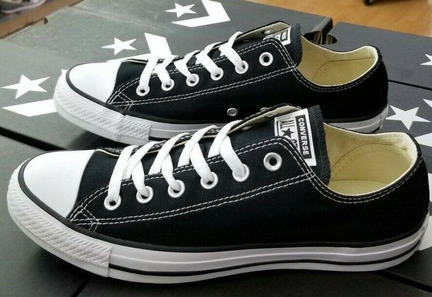 CONVERSE ALL STAR CHUCK TAYLOR LOW M9166 PRETO/BRANCO